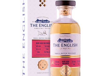 The English Rum Cask English Single Malt Whisky - 70cl 46%