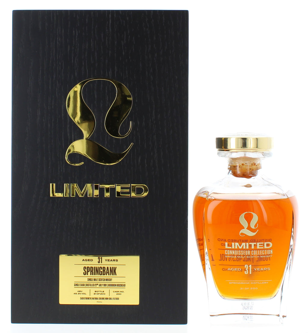 Limited Springbank 1991 31 Year Old Connoisseur Collection - 70cl 48.3%
