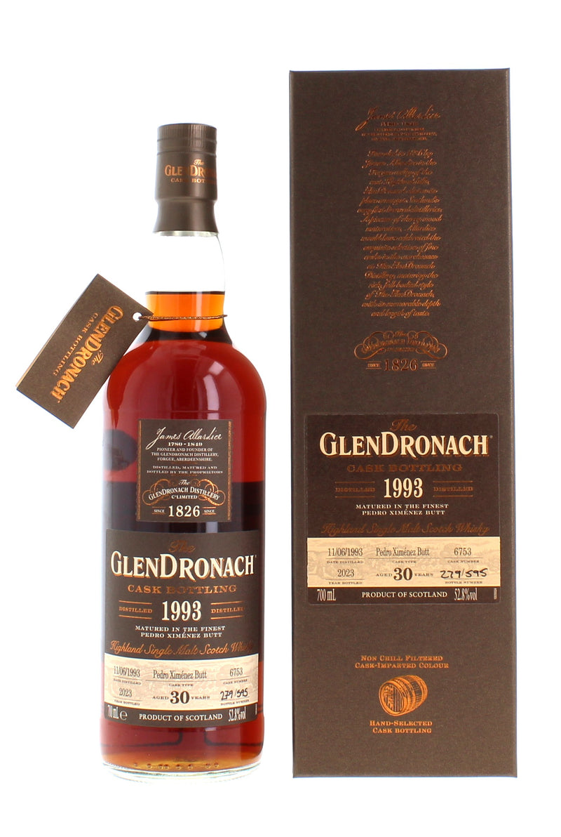 Glendronach 30 Year Old 1993 6753 Cask Strength - 70cl 52.8%