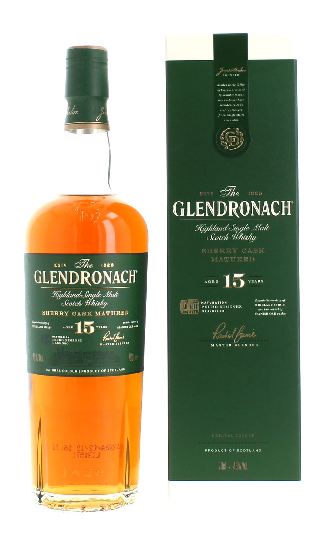 Glendronach 15 Year Old Revival Single Malt Highland Whisky - 70cl 46%