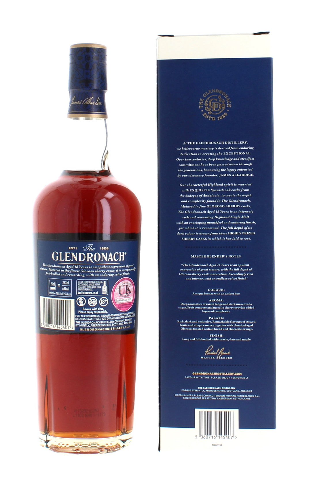 Glendronach 18 Year Old Allardice - 70cl 46%