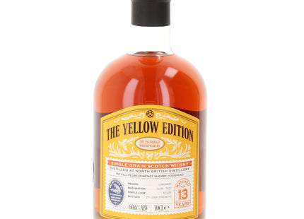 North British 13 Year Old 2009 Yellow Edition Single Grain Scotch Whisky - 70cl 60.6%