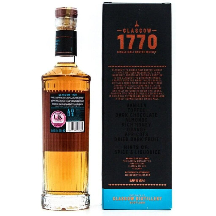 1770 Triple Distilled Single Malt - 50cl 46% - The Really Good Whisky Company