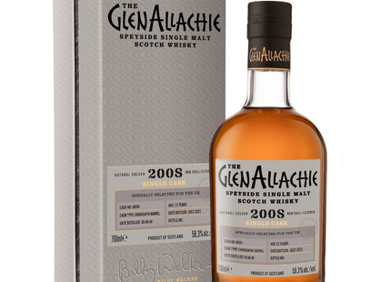 GlenAllachie 13 Year Old Chinquapin Virgin Oak Single Cask Scotch Single Malt Whisky - 70cl 58.3%