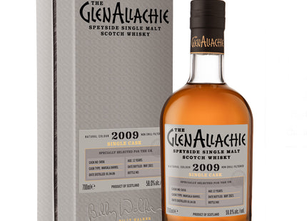 GlenAllachie 12 Year Old Marsala 2009 Single Cask Scotch Single Malt Whisky - 70cl 58%