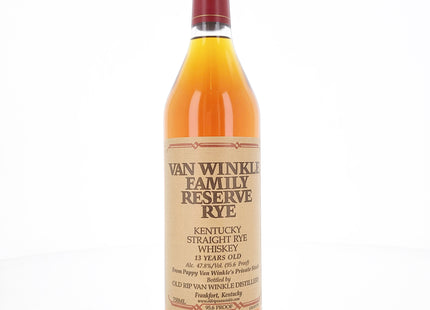 Pappy Van Winkle 13 Year Old Family Reserve Rye Kentucky Straight Rye American Whiskey - 75cl 47.8%