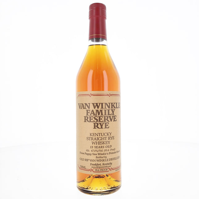 Pappy Van Winkle 13 Year Old Family Reserve Rye Kentucky Straight Rye American Whiskey - 75cl 47.8%