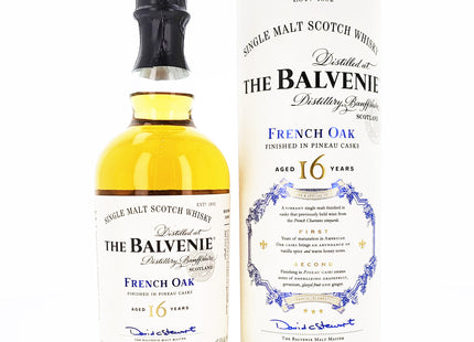 Balvenie 16 Year Old French Oak Pineau Cask Finish Single Malt Scotch Whisky  - 70cl 47.6%