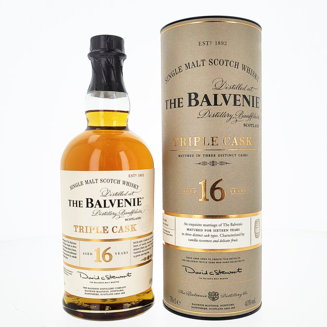 Balvenie 16 Year Old Triple Cask Single Malt Scotch Whisky - 70cl 40%