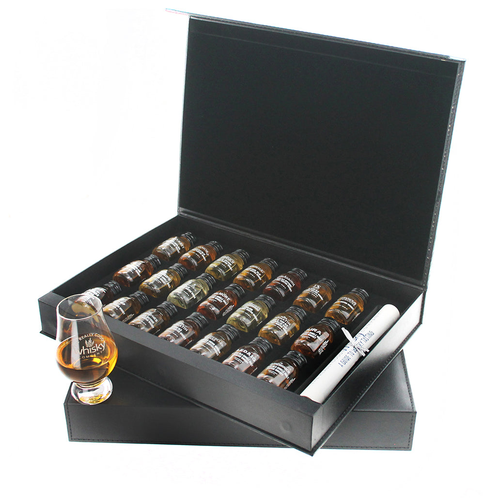 21 Drams - Whisky tasting in a Gift Box - 21 x 3cl 48%
