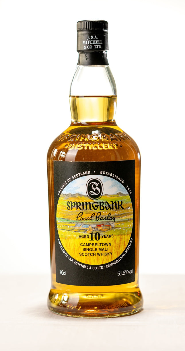 Springbank 10 Year Old Local Barley 2022 Single Malt Scotch Whisky - 70cl 51.6%