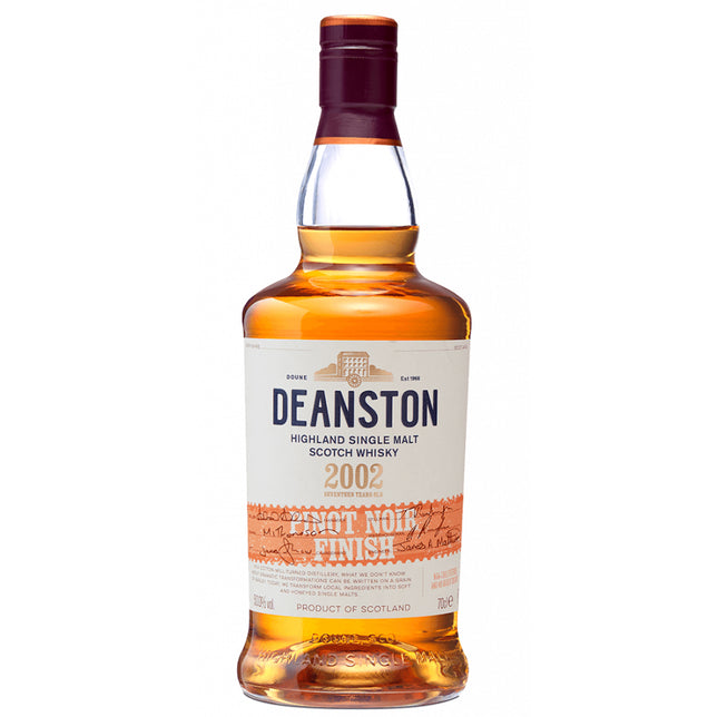 Deanston 2002 Pinot Noir Cask Finish Single Malt Scotch Whisky - 70cl 50%