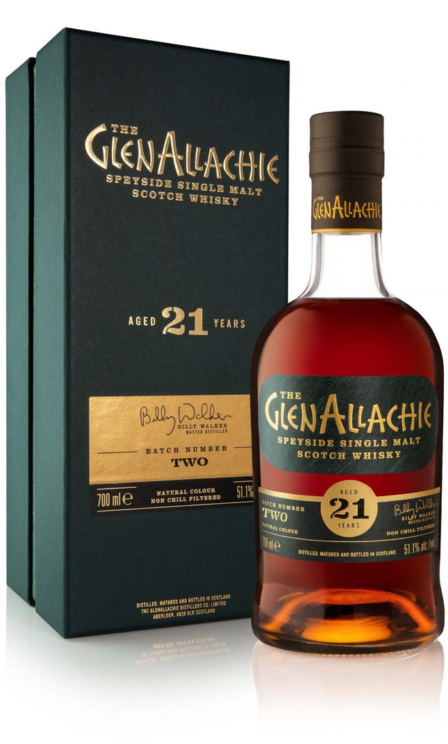 Glenallachie 21 Year Old Batch 2 Single Malt Scotch Whisky - 70cl 51.1%
