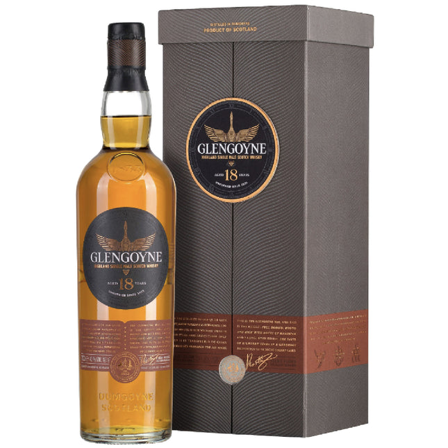 Glengoyne 18 Year Old Single Malt Scotch Whisky - 70cl 43%