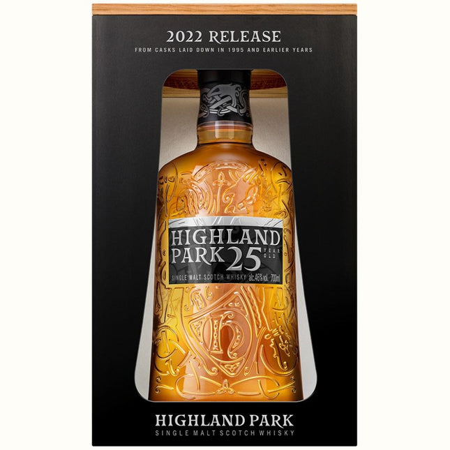 Highland Park 25 Year Old 2022 Release Single Malt Scotch Whisky - 70cl 46%