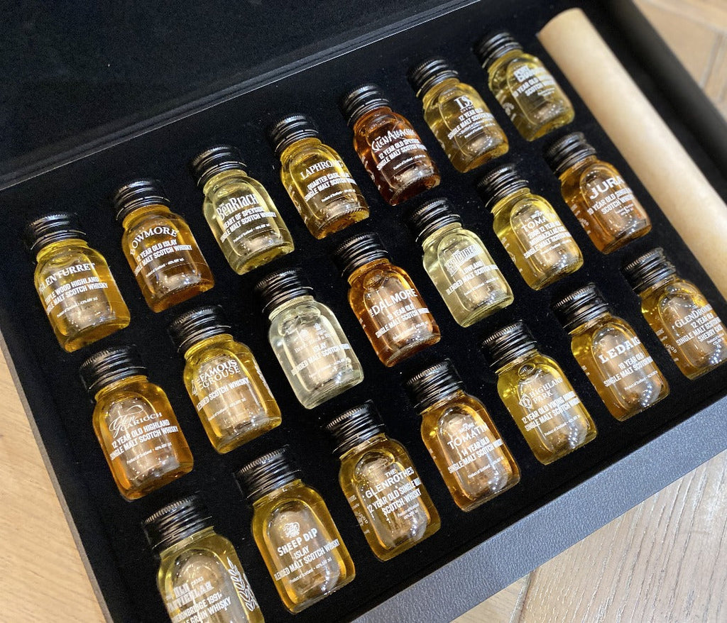 21 Drams - Whisky tasting in a Gift Box - 21 x 3cl 48%