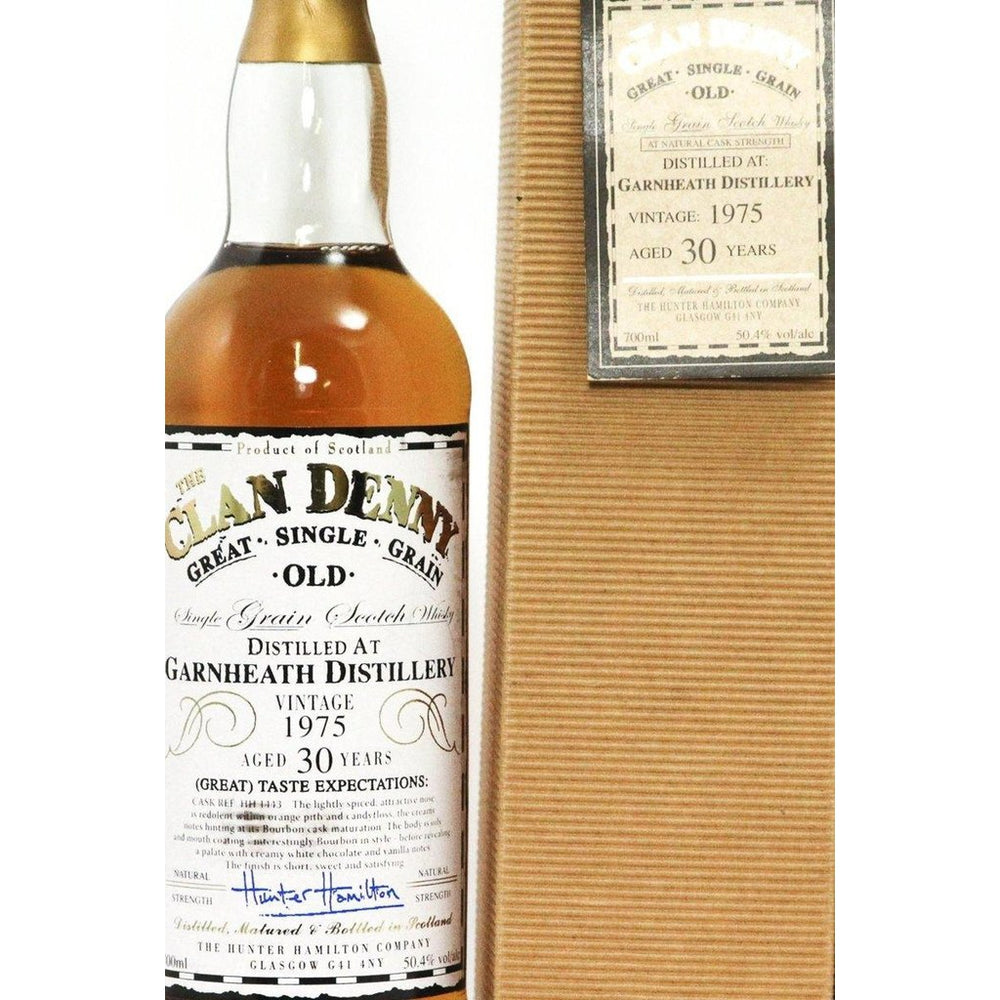 The Clan Denny, Garnheath 30 Year Old Single Grain Whisky, 1975 - The Really Good Whisky Company