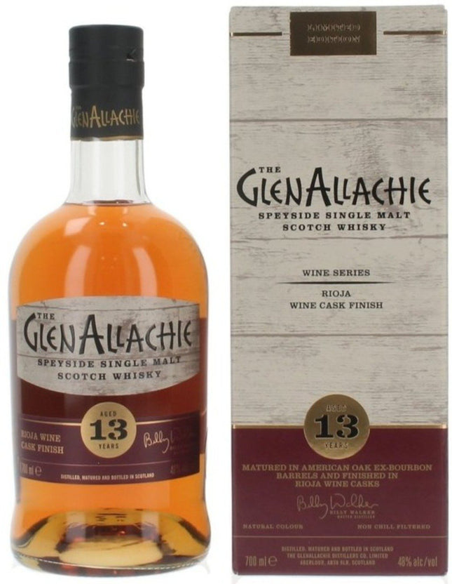 GlenAllachie 13 Year Old Rioja Cask Finish - 70cl 48%