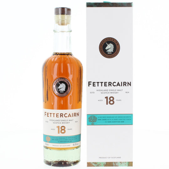 Fettercairn 18 Year Old Scottish Oak Cask Single Malt Scotch Whisky - 70cl 46.8%