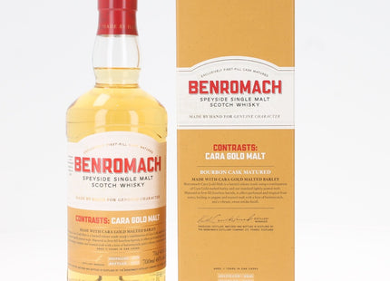 Benromach Contrasts Cara Gold Malt Single Malt Scotch Whisky - 70cl 46%
