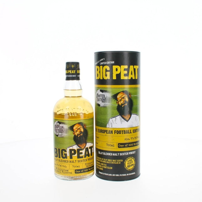 Big Peat The European Football Limited edition Blended Malt Scotch Whisky - 70cl 53.3%
