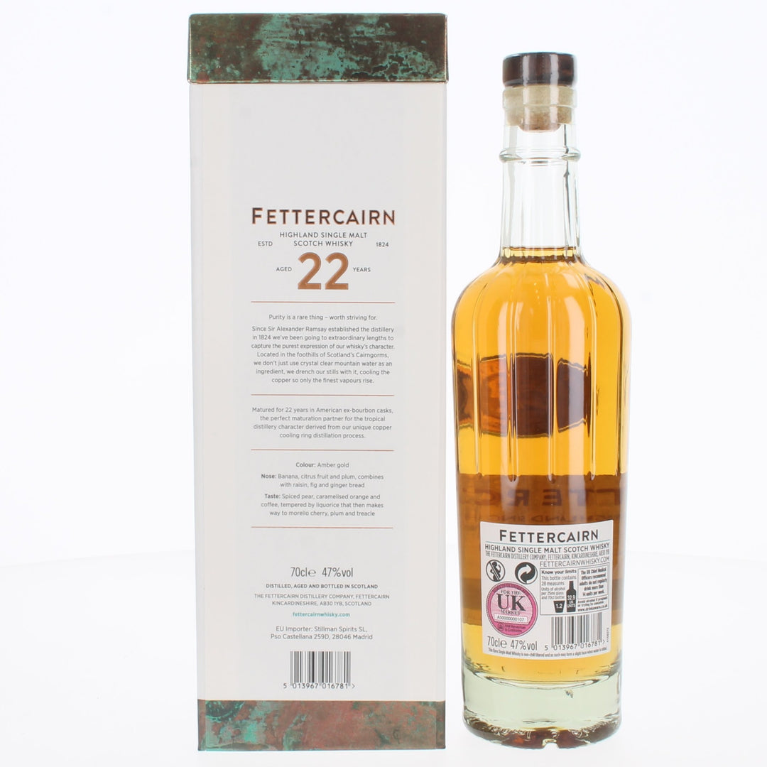 Fettercairn 22 Year old Single malt Scotch Whisky - 70cl 47%