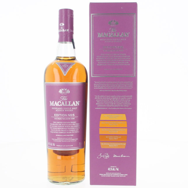 Macallan Edition Number 5 Single Malt Scotch Whisky - 75cl 48.5%