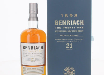 BenRiach 21 Year Old Single Malt Whisky - 70cl 46%