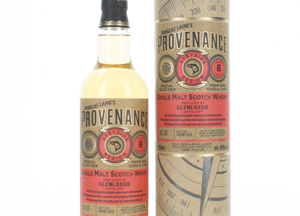 Glenlossie 8 Year Old Provenance Single Malt Scotch Whisky - 70cl 46%