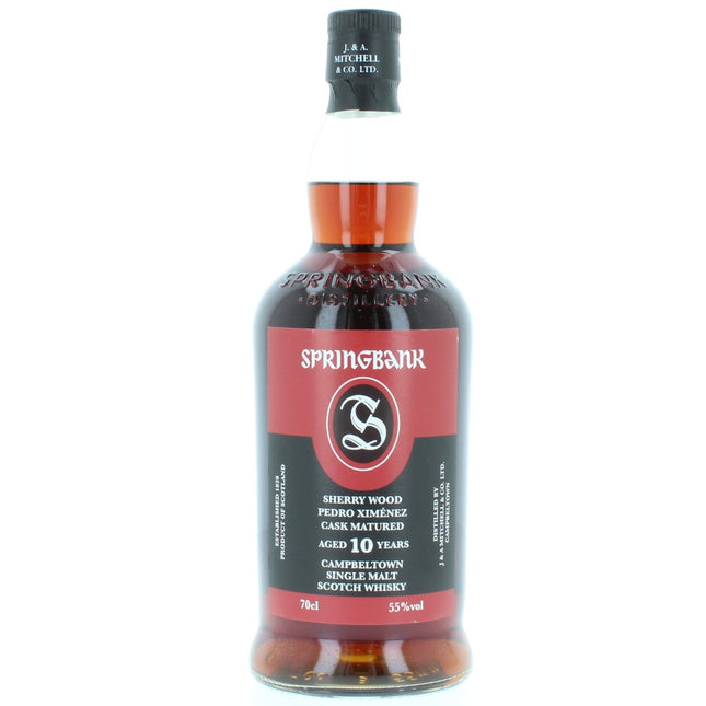 Springbank 10 Year Old Pedro Ximenez 2022 release Single Malt Scotch Whisky - 70cl 55%