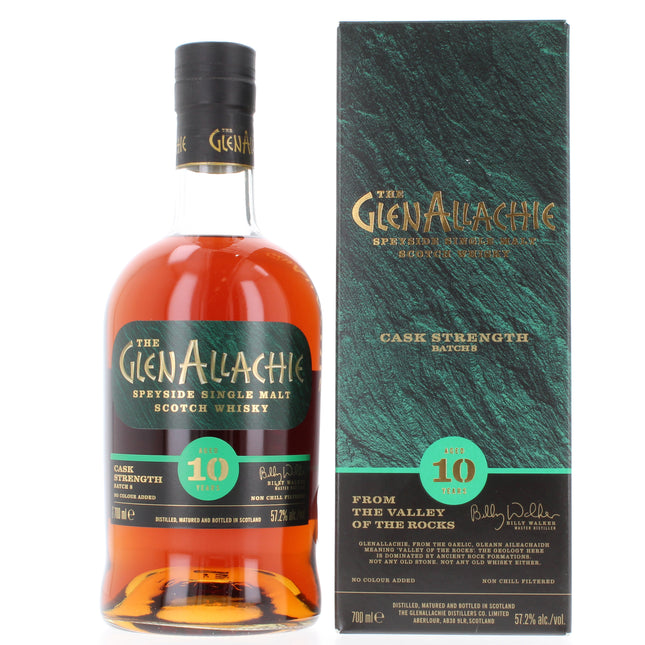 Glenallachie 10 Year Old Cask Strength Batch 8 Single Malt Scotch Whisky - 70cl 57.2%