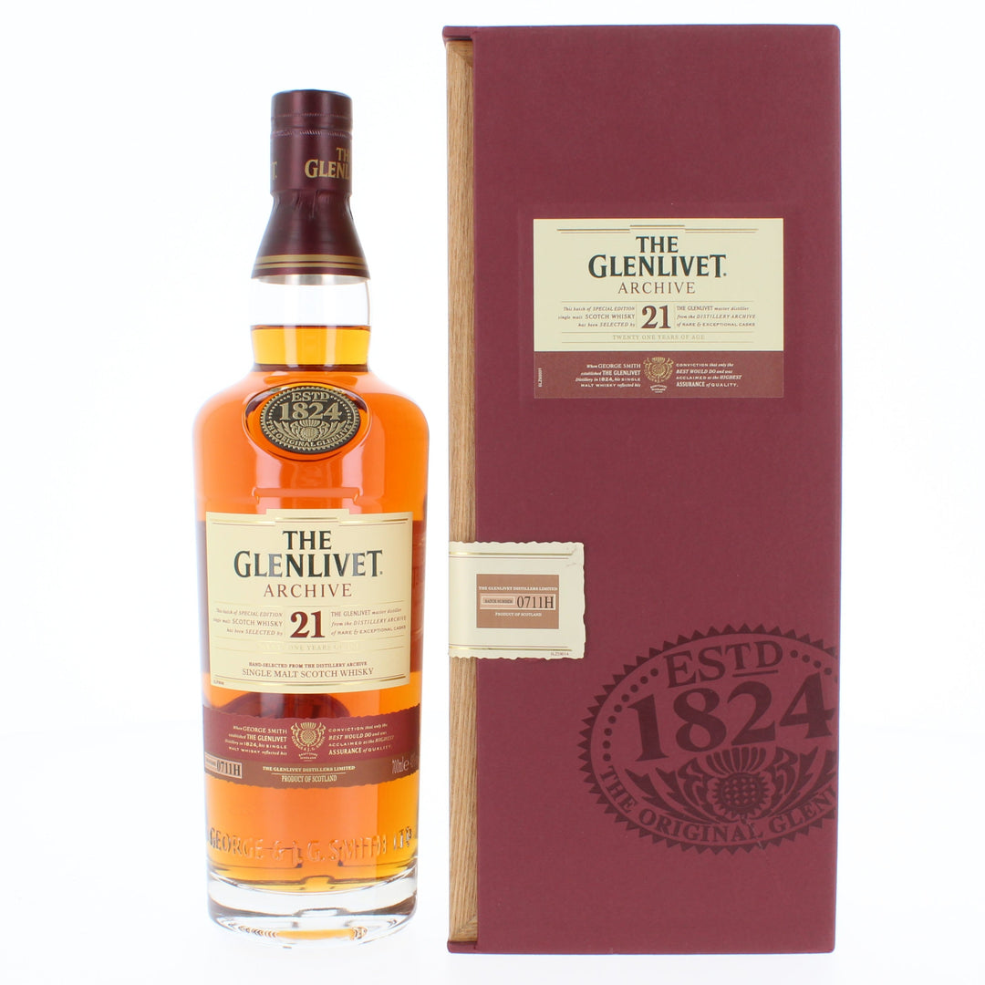 The Glenlivet Archive 21 Year Old Single Malt Scotch Whisky - 70cl 43%