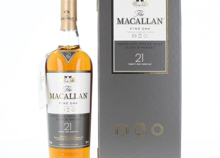 Macallan 21 Year Old Triple Cask Matured Fine Oak Single Malt Scotch Whisky - 70cl 43%