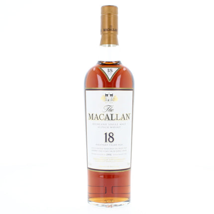 Macallan 18 Year Old 1991 Single Malt Scotch Whisky (No Box) - 70cl 43%