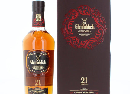 Glenfiddich 21 Year Old Rum Reserva (Old Bottling) Single Malt Scotch Whisky - 70cl 40%