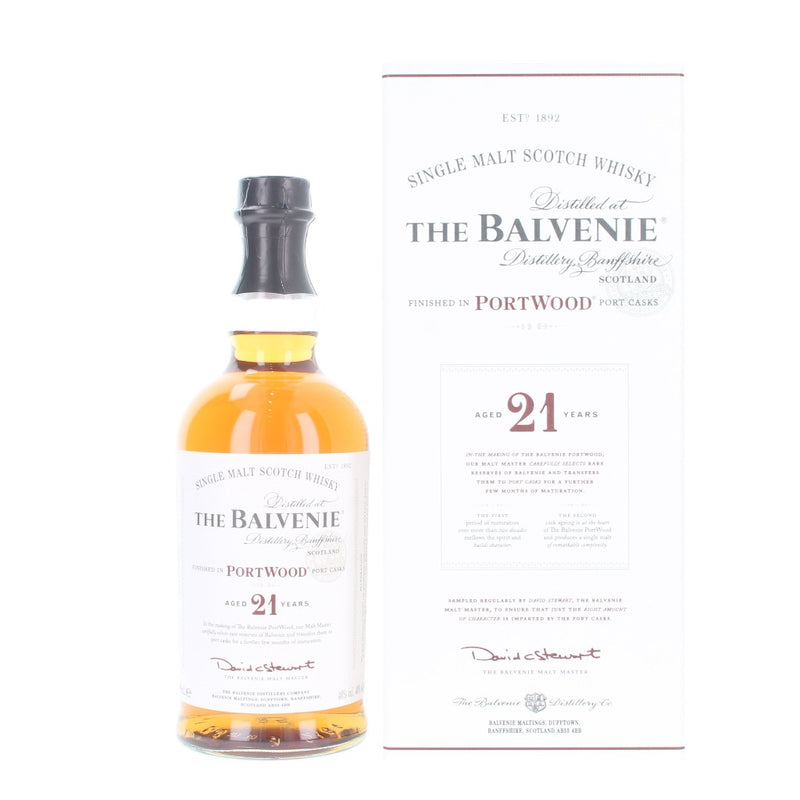 Balvenie 21 Year Old PortWood Single Malt Scotch Whisky - 70cl 40%