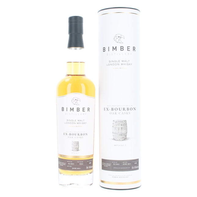 Bimber Ex Bourbon Cask Batch 3 London Single Malt Whisky - 70cl 51.6%