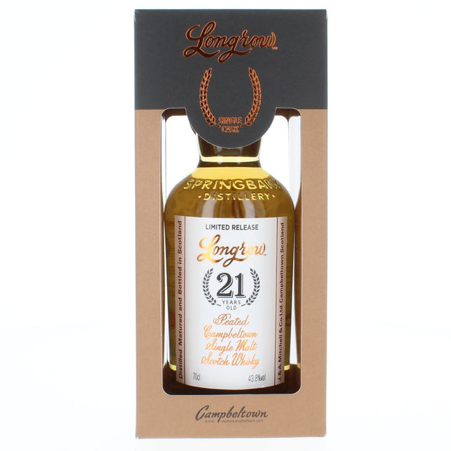 Longrow 21 Year Old Single Cask Single Malt Scotch Whisky - 70cl 43.8%