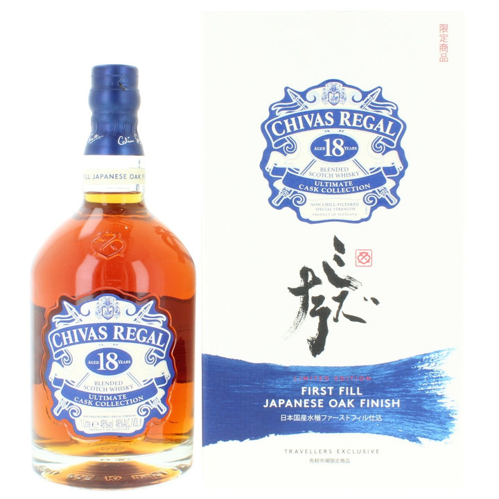 Chivas Regal 18 Year Old Ultimate Cask Collection Japanese Oak Finish Blended Scotch Whisky - 1L 48%