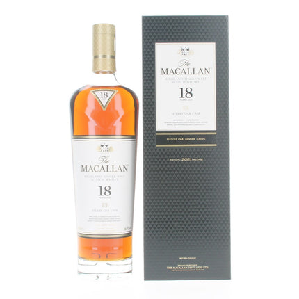 Macallan 18 Year Old Sherry Oak 2021 Release - 70cl 43%