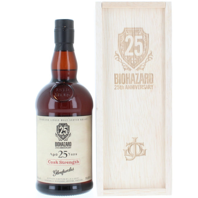 Glenfarclas 25 Year Old Biohazard 25th Anniversary Limited Edition Single Malt Scotch Whisky - 70cl 51.6%