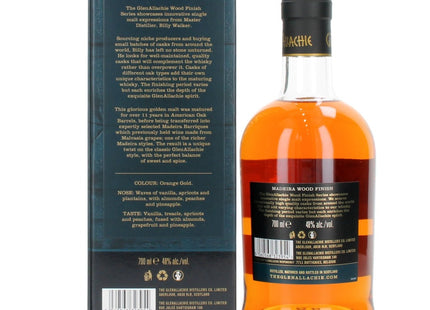 GlenAllachie 13 Year Old Madeira Wood Finish Single Malt Scotch Whisky - 70cl 48%