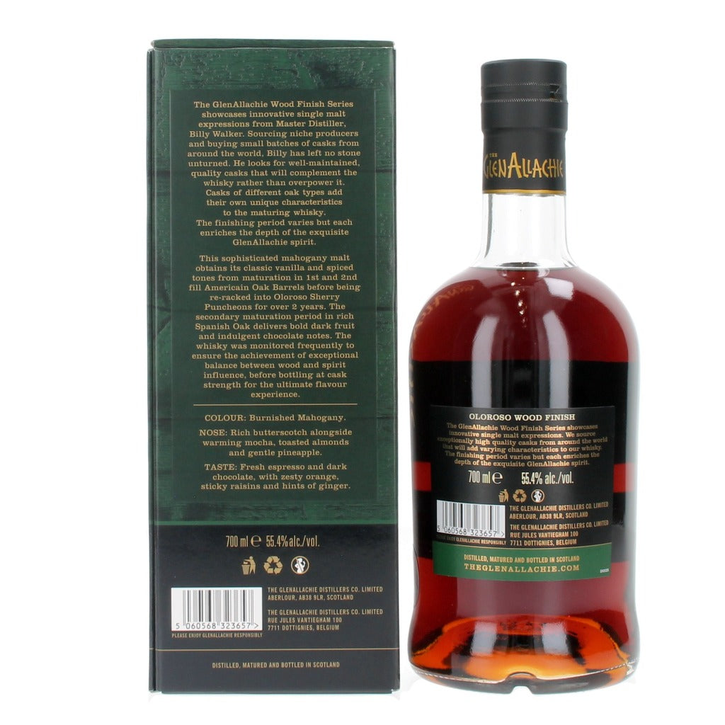 Glenallachie 14 Year Old Oloroso Wood Finish Single Malt Scotch Whisky - 70cl 55.4%
