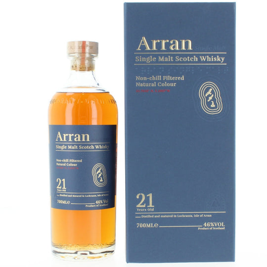 Arran 21 Year Old Single Malt Scotch Whisky - 70cl 46%