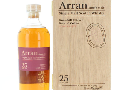 Arran 25 Year Old Single Malt Scotch Whisky - 70cl 46%