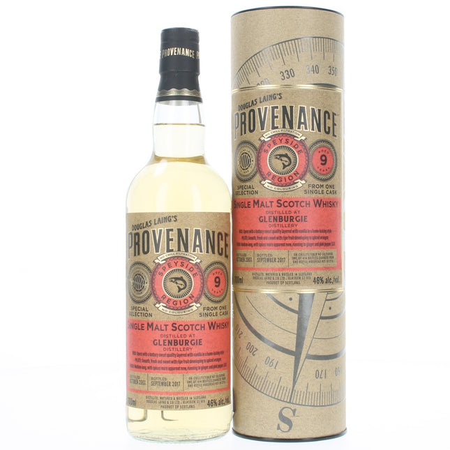 Glenburgie 9 Year Old 2007 Provenance Douglas Laing Single Malt Scotch Whisky - 70cl 46%