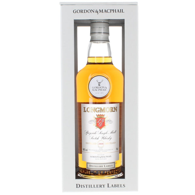 Longmorn Distillery Labels 2008 - 2022 Gordon & MacPhail Single Malt Scotch Whisky - 70cl 46%