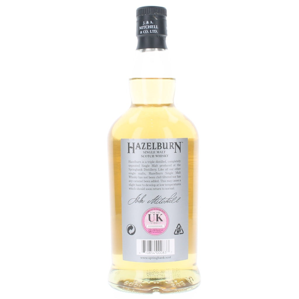 Hazelburn 10 Year Old Single Malt Scotch Whisky - 70cl 46%