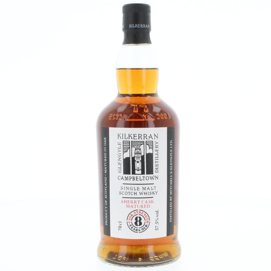 Kilkerran 8 Year Old Sherry Cask Matured 2023 Release Single Malt Scotch Whisky - 70cl 57.5%
