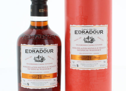 Edradour 21 Year Old Small Batch Single Malt Scotch Whisky - 70cl 56.5%